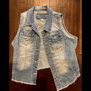 Short Denim Vest